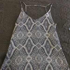 Navy and cream H and M top